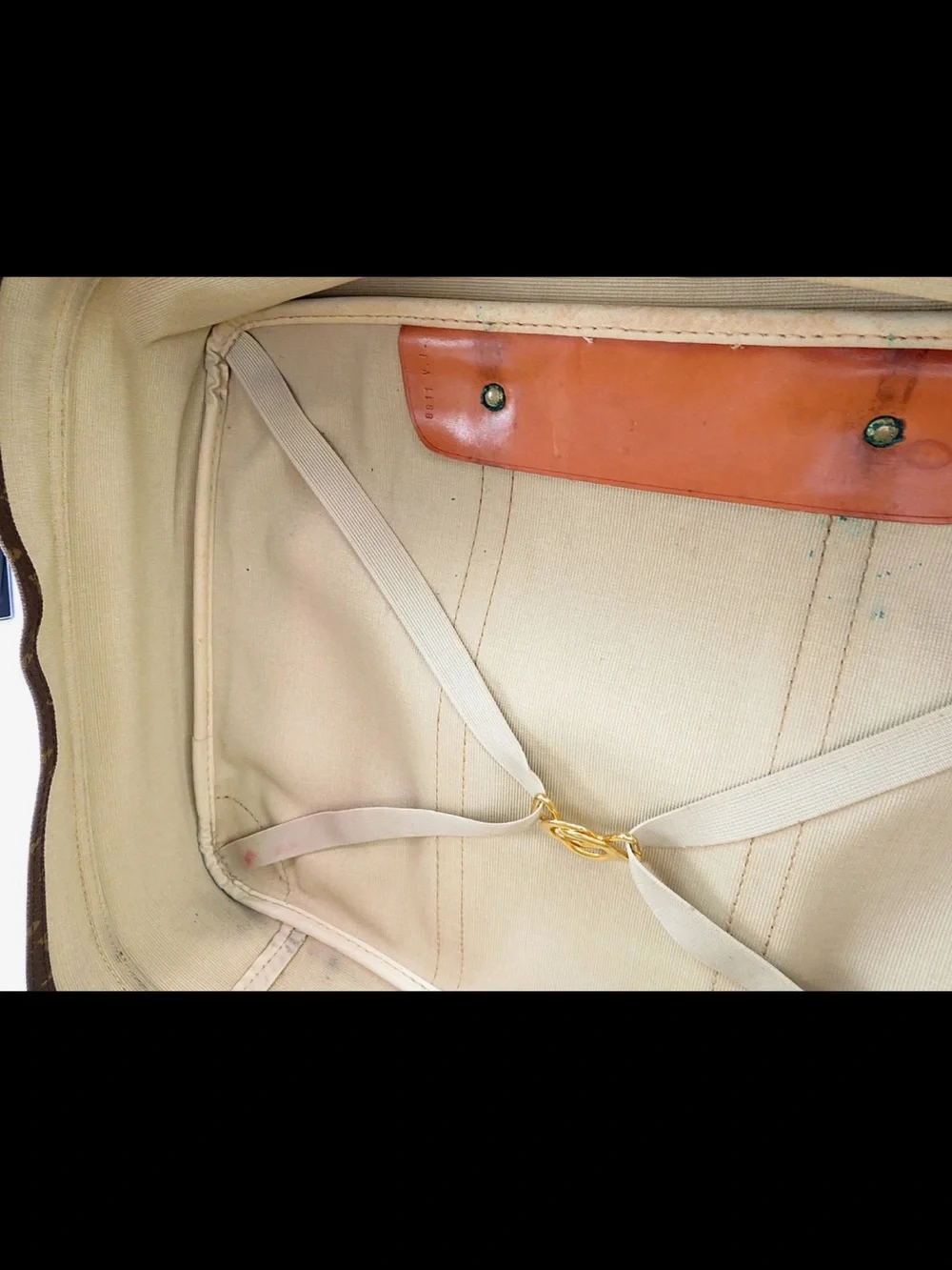 Louis Vuitton Brown Monogram Canvas Briefcase with Tan Trim